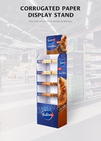 Plancher ondulé pop up plv produit de cosmet porte-papier maquillage présentoir carton pour les magasins de détail de carton