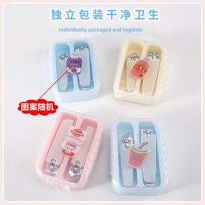 กรรไกรตัดเล็บแบบพกพา ชุดสแตนเลสขนาด 12.5 มม. สำหรับผู้หญิง เด็ก ใช้ในบ้าน - Product Image 5