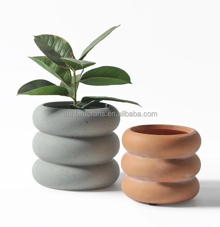 Pianta di personalità nordica piantatrice in vaso giardino interno fornisce vasi di fiori in ceramica fioriere per la decorazione