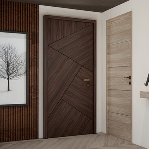 Proveedor Principal en China de Puertas de Madera para Interiores de Viviendas, Diseño de Puertas para Dormitorios, Puertas de Madera para Interiores de Apartamentos del Sudeste Asiático - Product Image 5