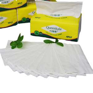 Good Quality Factory Wholesale Custom Logo Disposable Ultra Soft 4ply Virgin Wood Pulp Facial <b>Tissues</b> - Product Image 2