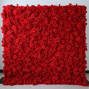 Fondo de Tela de Pared de Flores Artificiales de Buena Calidad para Decoración de Fiestas, en Stock en Almacén de EE. UU. - Product Image 4