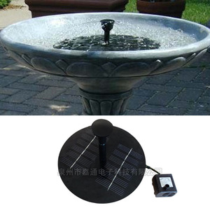 Jiatong Electronics Technology Solar Fountain Pump 160mm Square Resin Craft Water Feature Outdoor Garden Use - Product Image 4