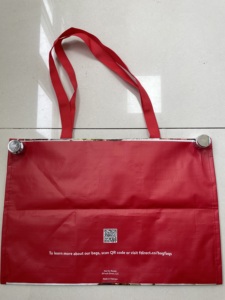 ถุงช้อปปิ้งผ้า PP ทอจากวัสดุรีไซเคิล พิมพ์กราเวียร์ เคลือบ BOPP สำหรับของขวัญและงานฝีมือ - Product Image 5