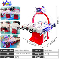 Machine de hockey de table à monnayeur, équipement de divertissement d'arcade intérieur pour 2 joueurs