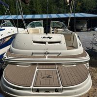 Vente chaude 2000 Sea Ray Sundeck 240 Revêtement en teck EVA pour yacht et marine, technique d'installation moderne en extérieur, clic, lisse