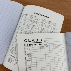 Cuaderno de composición de tapa dura con estampado de mármol, 100 hojas, con renglones anchos, para la universidad, oficina y escritura. - Product Image 4