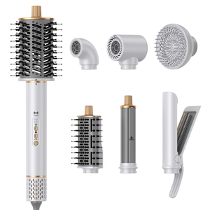 Brosse à air chaud interchangeable 7-en-1 avec sèche-cheveux et boucleur automatique avec écran LED - Product Image 6