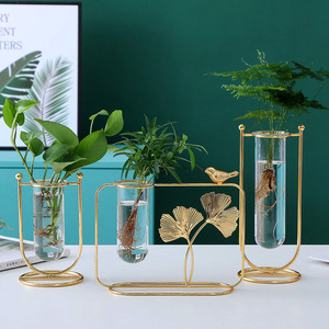 Jarrones de cristal modernos para decoración del hogar, jarrones creativos de mesa, venta al por mayor - Product Image 3