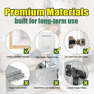 Armarios de Almacenamiento para Entrada Hechos a Medida |   Armarios de entrada de madera para apartamentos |   Armarios de Almacenamiento para Pasillo Estilo Americano - Product Image 3