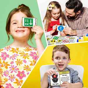 Tarjetas Educativas de Doble Cara, Prácticas y Portátiles, 50 Hojas, Tarjetas de Señales de Tráfico para Niños - Product Image 2
