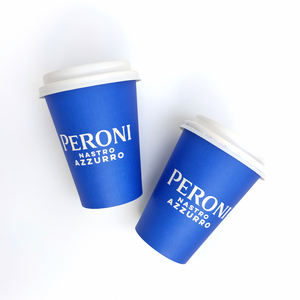 China fabricante bom preço personalizado descartável preto para ir copos de café papel - Product Image 3