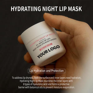 Mascarilla Labial Nocturna Hidratante de Frambuesa Orgánica en Gel, Humectante, Iluminadora y Calmante para Labios Secos y Agrietados, Venta al Por Mayor - Product Image 4