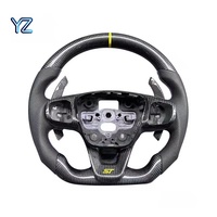 Volante Deportivo de Fibra de Carbono Forjado Personalizado YZ Premium Racing para Ford Focus MK4 MK8 Fiesta ST MK7 MK7.5 2009-2017