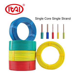 Fil électrique en cuivre massif monoconducteur 10 mm, <span class=keywords><strong>gaine</strong></span> PVC, certifié CE, ignifuge, fourni directement par l'usine Huatai BV - Product Image 2