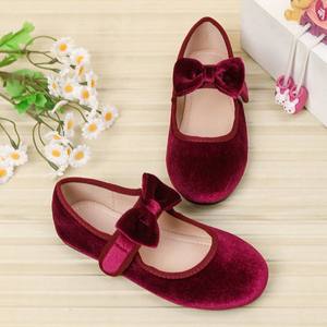 Stivaletti piatti HZBC con fiocco in stile western da ragazza, in pelle scamosciata, con suola in gomma e fodera in pelle, colore unico - Product Image 2