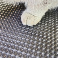 Maßgefertigte Rutschfeste Leicht zu Reinigende Waschbare Transparente Kristall-PVC-Katzenstreu-Matte