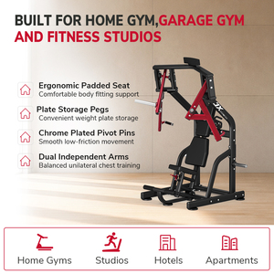 Nouvelle conception de machine à squats assis à charge libre avec cadre en acier, pour l'exportation, avec logo personnalisé, fournisseur chinois - Product Image 2