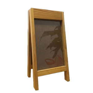 Panneau noir en bois de fer noir, transparent, publicité gratuite, avec cadre, panneau de fabrication directement - Product Image 1