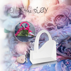 Sac à fleurs en PVC transparent recyclable, vente chaude, pour la décoration florale et les bouquets de la fête des mères - Product Image 3