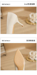 Da <span class=keywords><strong>donna</strong></span> con tacchi alti pump da sposa Sexy da sposa tacchi alti in tinta unita in <span class=keywords><strong>cammello</strong></span> da ballo di San Valentino qualità da ufficio <span class=keywords><strong>scarpe</strong></span> da ballo - Product Image 3