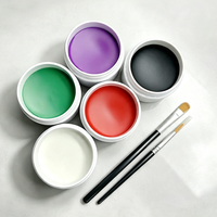 Prix de gros 50g Peinture corporelle et faciale à base d'huile écologique non toxique pour enfants et adultes, 5 couleurs, grande capacité pour Halloween
