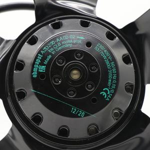 Ventilador Centrífugo con Rodamientos de Bolas, Aspas de Plástico, OEM, para A2D200-AA02-02, 230V/400V CA, 53W, 200mm, 2800 RPM - Product Image 2