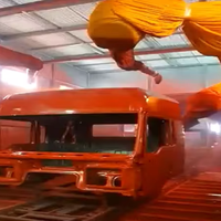 Bras de robot industriel automatique programmable ONA Yaskawa pour pièces de voiture en poudre, bras de robot de peinture par pulvérisation