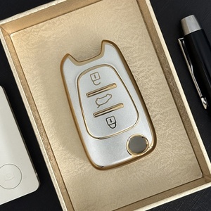 Quicksand TPU Key Fob Cover apto para <span class=keywords><strong>Hyundai</strong></span> Elantra Sonata Kia Forte Optima Spectra Protector car key case Accesorios - Product Image 3