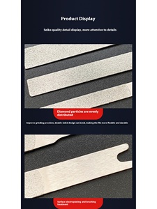 Besdia công nghiệp FAS-100T kim cương kim tập tin thiết lập bàn tay phẳng tập tin uốn cong xử lý chính xác Mài chế biến gỗ đánh bóng grit - Product Image 4