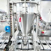 Machine de scellage automatique de couvercles de gobelets à nouilles sur mesure OEM pour le remplissage et le scellage de gobelets/bols en plastique, papier et aluminium dans les usines alimentaires