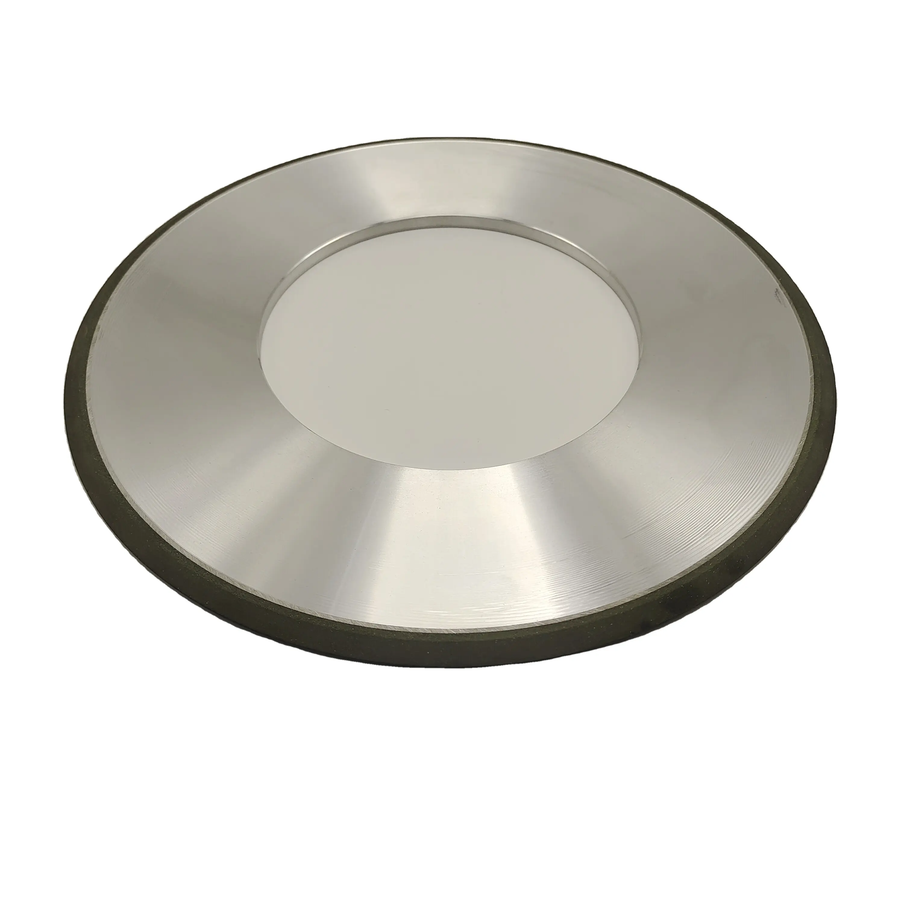 Rueda de copa de cerámica tipo Big1a1 para afilar CVD PCD PCBN herramienta 400mm muela de diamante de Unión vitrificada