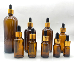 5ml 10ml 15ml 20ml 30ml 50ml 120ml 200ml Bottiglia Di <span class=keywords><strong>Olio</strong></span> Marrone Con Tappo Dorato - Product Image 2