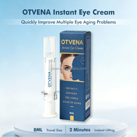 Crème pour les yeux multi-peptides à base d'herbes avec aloe vera et beurre de karité pour lisser les ridules sèches, nourrir la zone des yeux fatiguée, convient à tous les types de peau