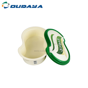 200ml 750ml thiết kế mới IML in ấn PP <span class=keywords><strong>container</strong></span> nhựa bơ thực vật pho mát bồn tắm bơ kem hộp với nắp - Product Image 5