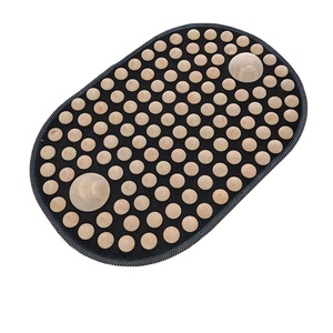 प्राकृतिक ठोस लकड़ी पैर मालिश चटाई स्क्रैपिंग फ़ंक्शन मालिश कंबल अकुप्रेशर मैट चलने पैड स्वास्थ्य देखभाल उत्पादों - Product Image 2