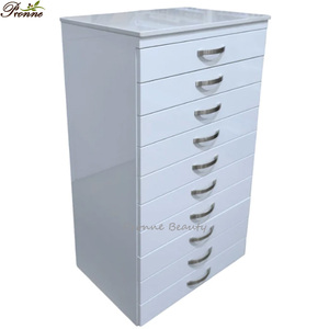 Espositore per Smalti OPI in Legno Stile Shabby Chic per Salone di Bellezza con Illuminazione - Product Image 5