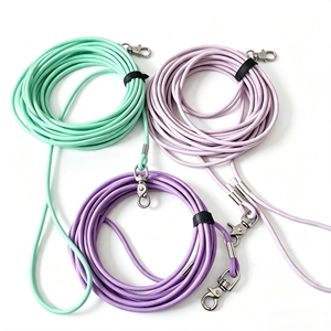 Luxury Long <strong>Biothane</strong> Rope <strong>Dog</strong> Long Line with Trigger Clasp Lightweight Pet Training <strong>Lead</strong> for Outdoor Camping Walking OEM - Product Image 1