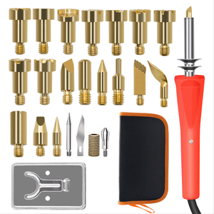 Kit de Herramientas para Pirograbado de Madera 110V/220V, 25 Piezas, Pluma de Pirograbado de 30W con Puntas de Grabado - Product Image 1