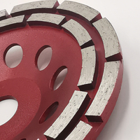 Meule abrasive diamantée de 150mm pour l'ébavurage du béton et du granit