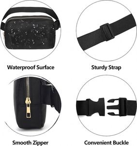 Sac banane léger et hydrofuge pour voyage, sport et vacances, sac de poitrine, cadeau de Noël - Product Image 5