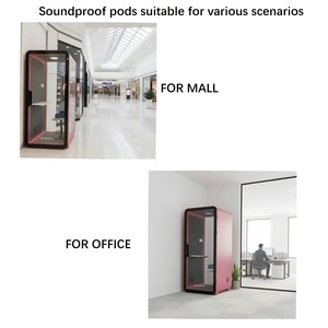 Cabina de Oficina Insonorizada UNIBOOTH |   Cabina Telefónica Acústica de 33dB, Marco de Aluminio de Precisión, Ventilación Inteligente para Oficina y Espacio de Llamadas - Product Image 5