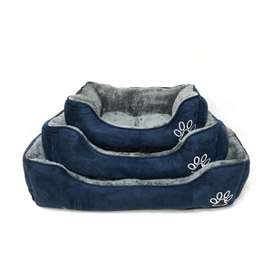 Di lusso eco-friendly solido modello quadrato cane letto caldo morbido inverno grotta nido per piccoli gatti e cuccioli - Product Image 4