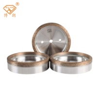 Roue diamantée en forme de coupelle continue 175*8*10 pour machine à rectifier les bords droits du double vitrage