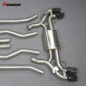 76MM Catback Exhaust System for BMW M5 F90 4.4T Exhaust Muffler Pipe With Electronic Valve - Product Image 6