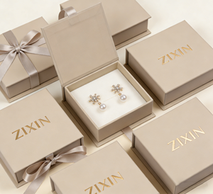 Elegante Scatola <span class=keywords><strong>Portagioie</strong></span> con Nastro, Confezione in Cartone di Alta Qualità per Esposizione e Regalo, Vendita all'Ingrosso - Product Image 2