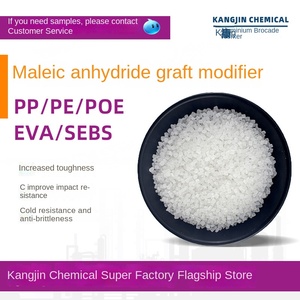 Poudre compatible de l'alliage PP <span class=keywords><strong>PE</strong></span> POE SEBS EVA d'agent de durcissement greffé par <span class=keywords><strong>anhydride</strong></span> maléique pour le modificateur en plastique de produits - Product Image 3