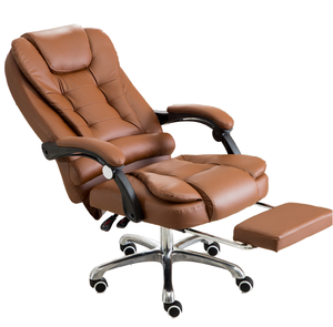 <span class=keywords><strong>Massage</strong></span> Weicher Ergonomischer Möbel Executive Liegesessel Chefstuhl Luxus Schwarzer PU-Leder Bürostuhl mit Fußstütze - Product Image 2