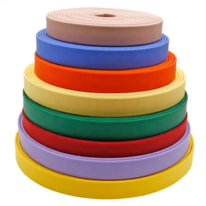 Vente en gros, couleur personnalisée, résistant au froid, enduit de polyuréthane PVC imperméable pour collier de chien, sangle en nylon - Product Image 1