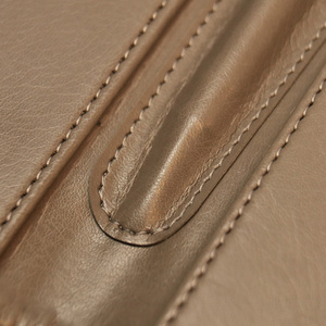 Durable PU Leather Portfolio Folder Custom Logo Stamping A4 File Folder For Office <b>Record</b> <b>Storage</b> - Product Image 3